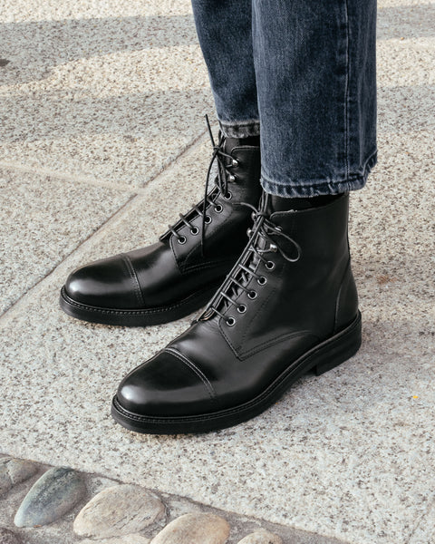 Women's lace-up ankle boots with Vibram sole | Velasca Women's lace-up ankle boots with Vibram sole | Velasca