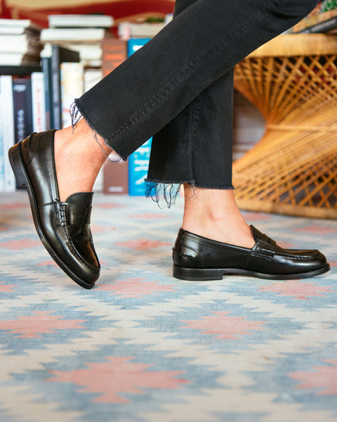 Women's leather moccasins and leather sole | Velasca