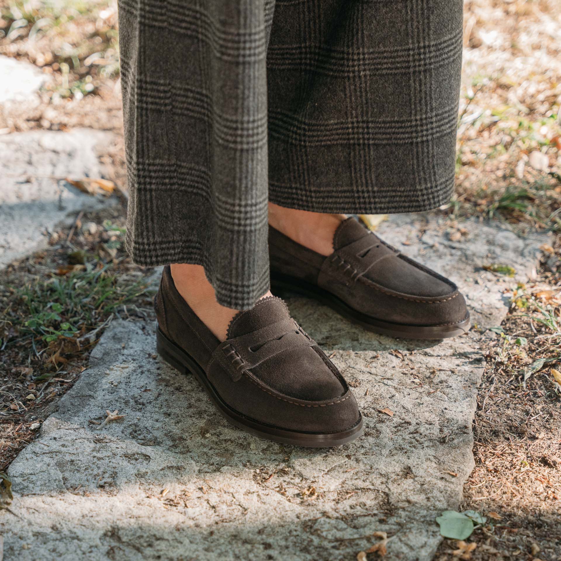 Callavant Velasca - Brown Suede Penny Loafers Men’s Men main image 3
