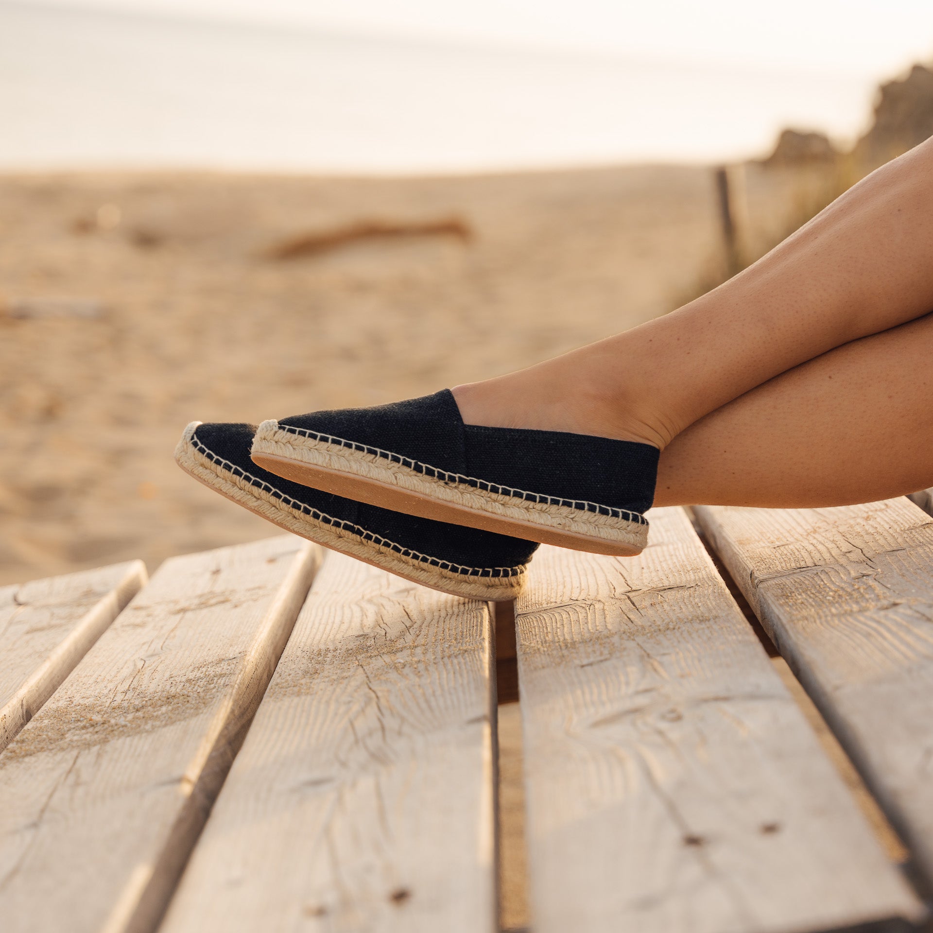 Natural World Eco - Espadrillas Uomo 325E In Cotone Biologico, Sostenibili E Made In Spain - Colore Nero - 3