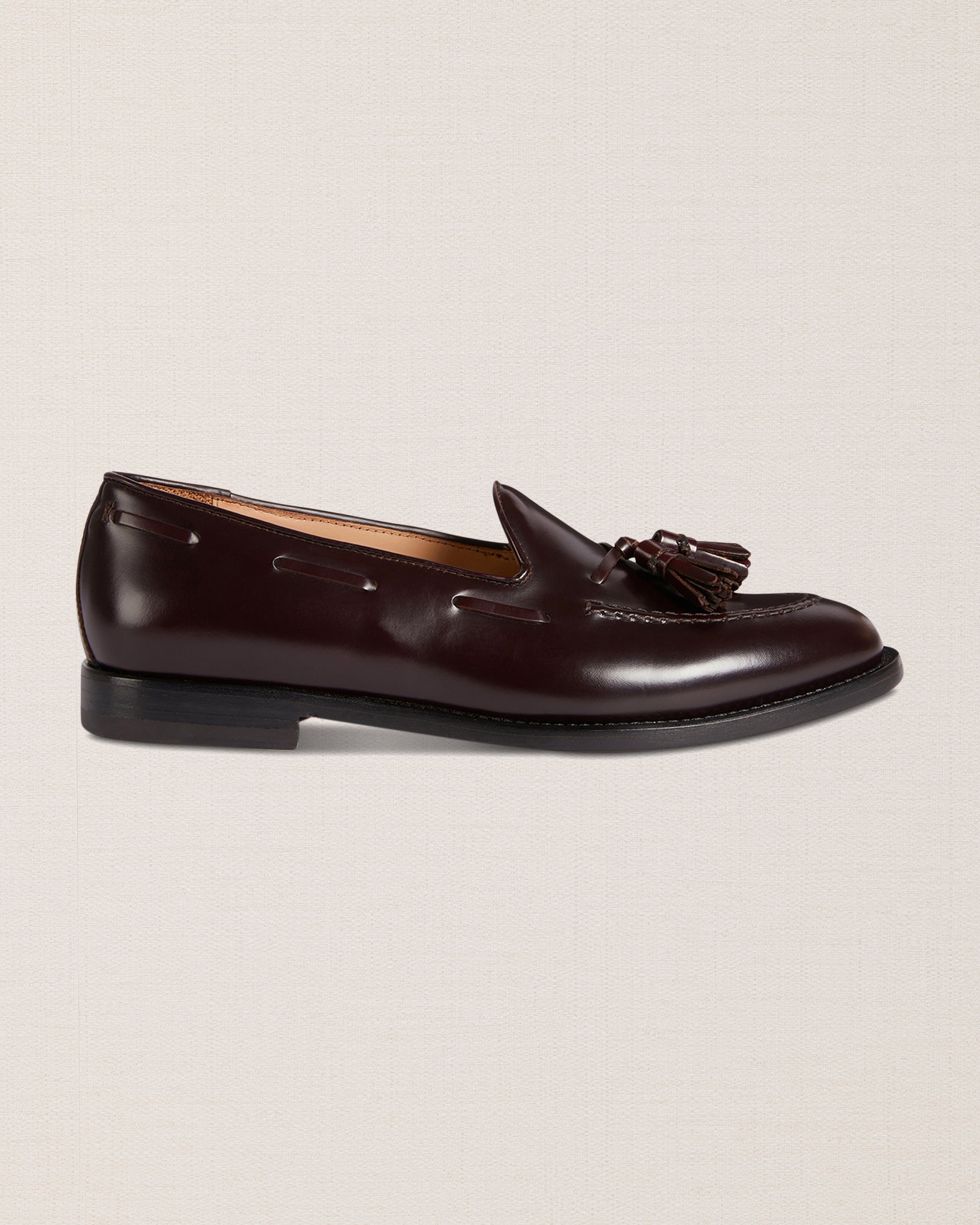 Women's leather moccasins with tassels | Velasca