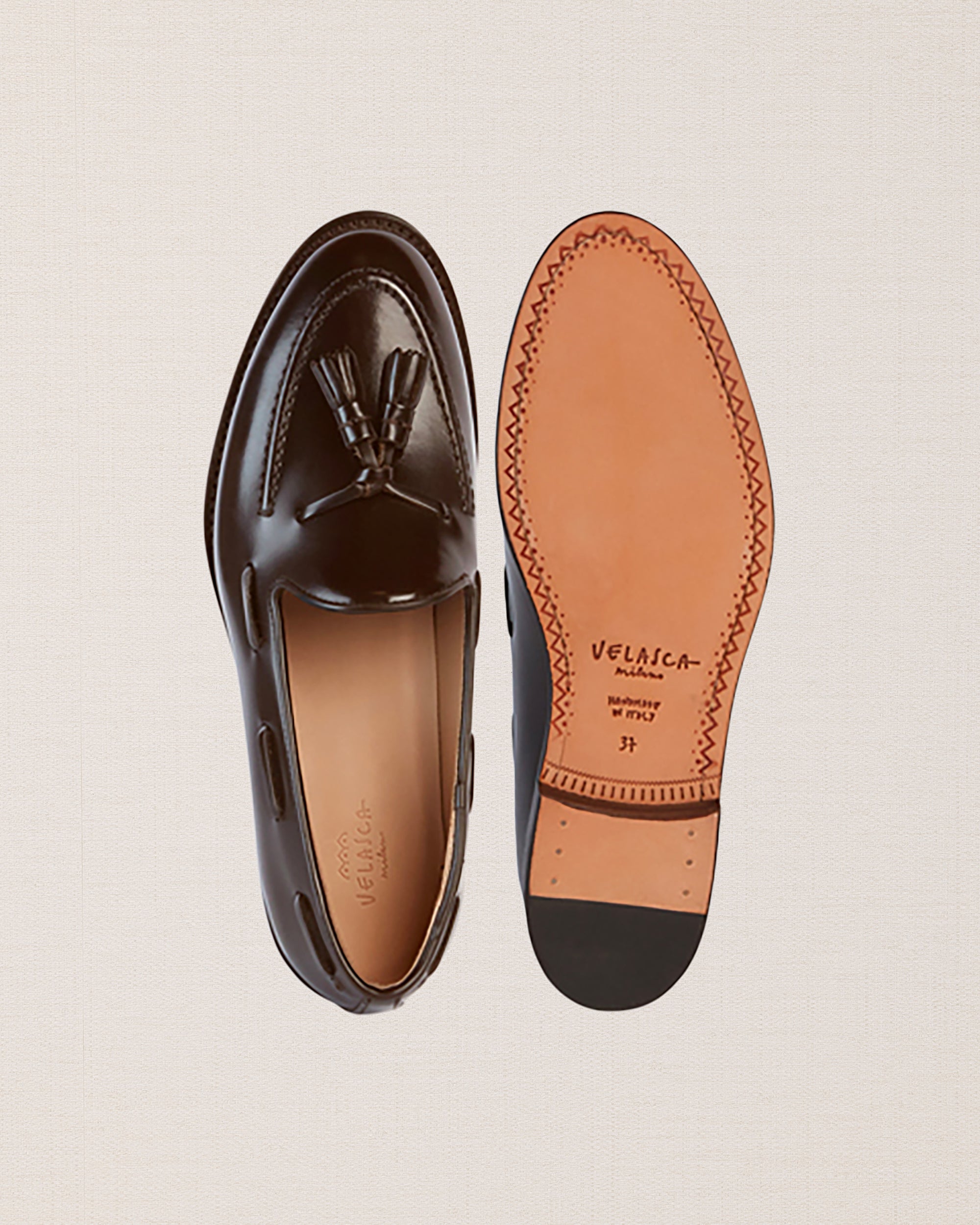 Farah leather tassel loafer in brown Royce, Tassel Loafer - Cognac | Hand Welted | Classics  main image 3