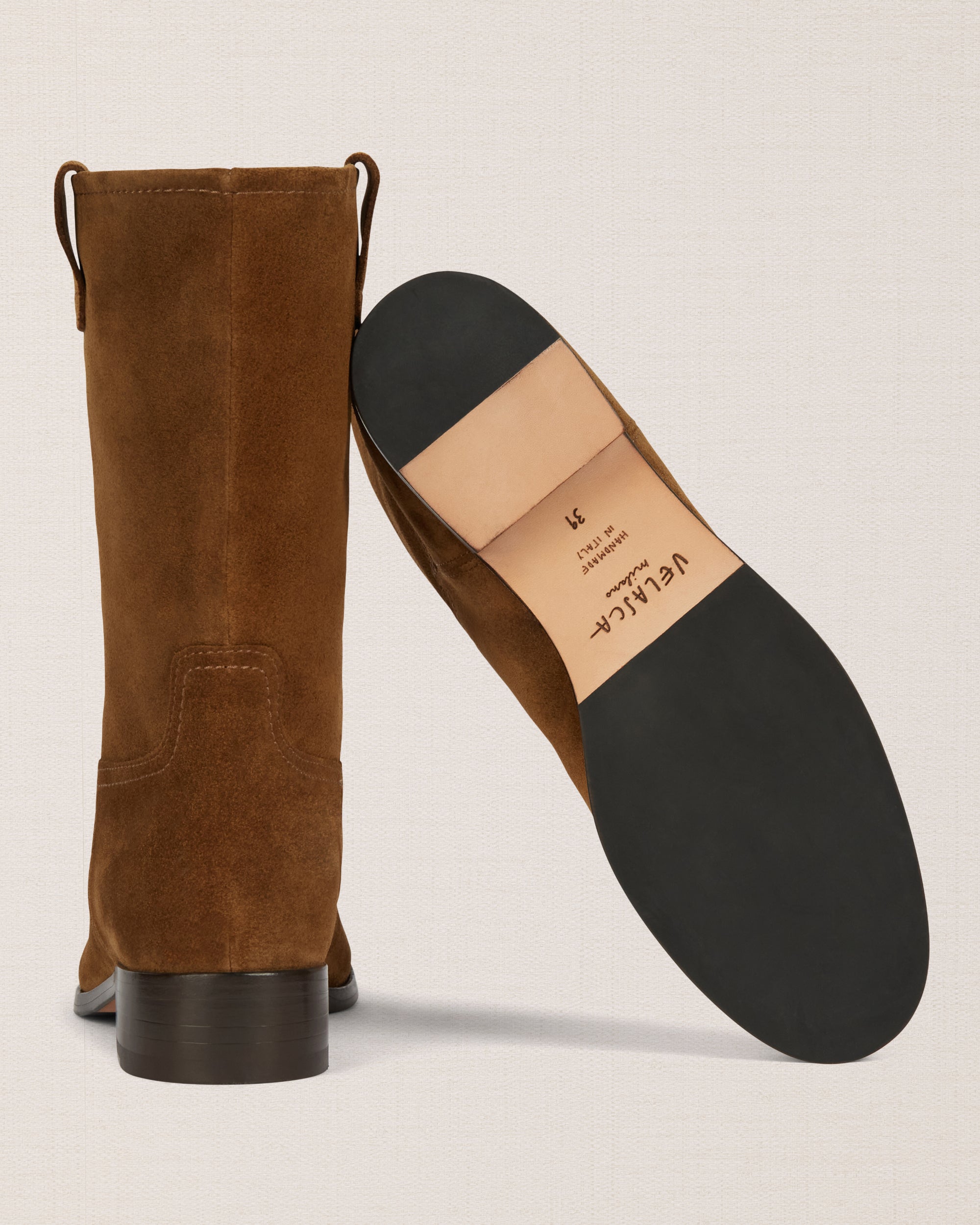 Velasca | Suede leather Western cowboy boots, Made in Italy display picture 2