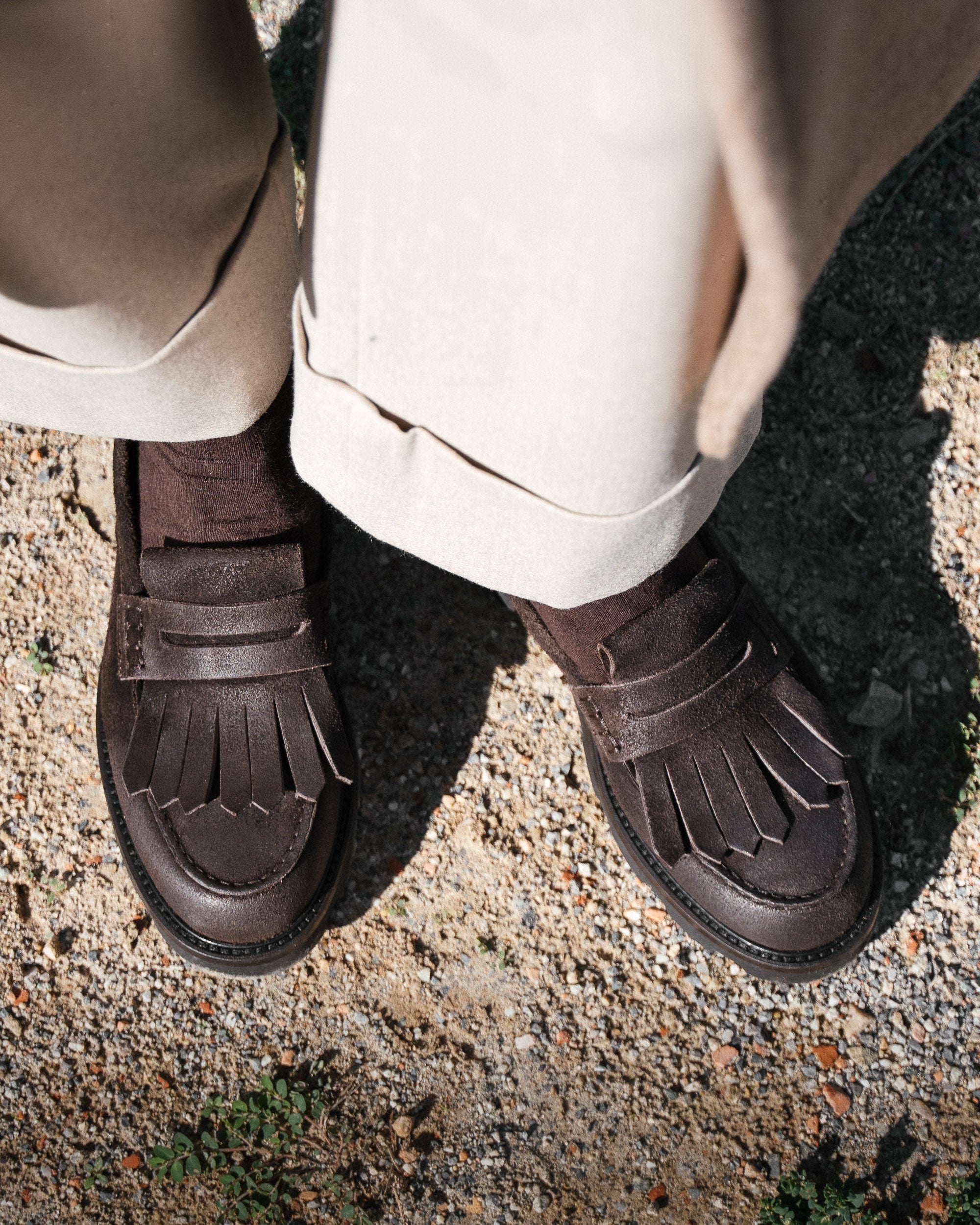 Velasca Milano Men\'s Brown Suede Loafers EU 40 made in Italy Velasca: Collectors main image 3